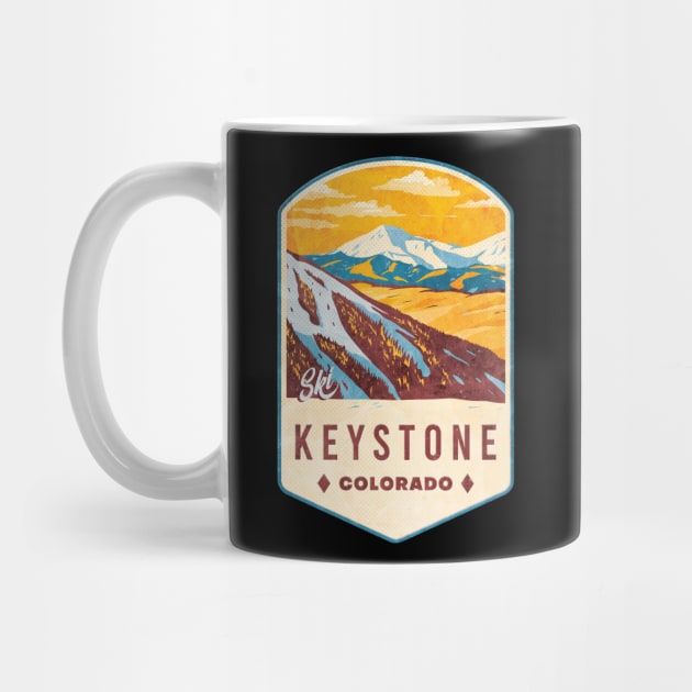 Keystone Colorado Ski Badge by JordanHolmes